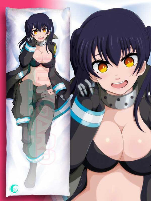 FIRE FORCE Tamaki Kotatsu Body pillow case dakimakura-2